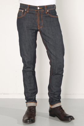 Nudie: Grim Tim Dry Orange Selvage