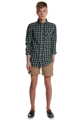 Libertine-Libertine: Hunter Holborn Stich Shirt Dk. Green