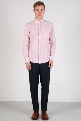 Ben Sherman: LS Shirt Soho Fit Letterbox Red