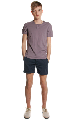 Levis: Open Neck Eco Lab Purple Tee