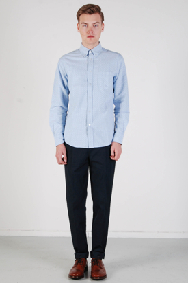 Ben Sherman: Mod Fit Dusk Blue Shirt