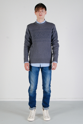 Levis: Crew Nordic Storm Cloud Sweater