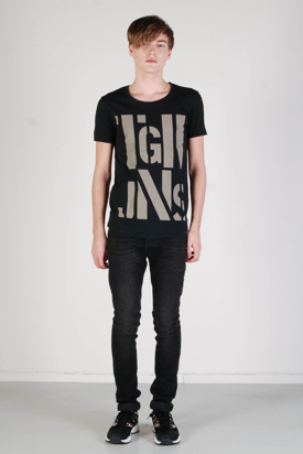 Tiger: Locker Black T-shirt Print