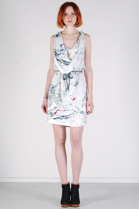 Samsøe & Samsøe: Aven Dress Marble Print
