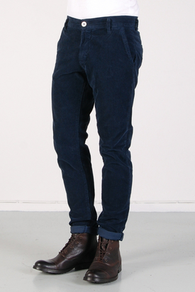 Elvine: Slimson Cord Chino Midnight Blue