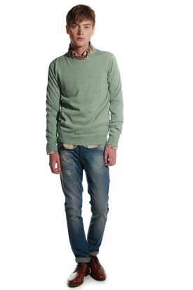 Ben Sherman: Goodge Breeze Green Sweater