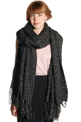 Carin Wester: Omaha Black Mix Halsduk