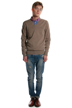 Ben Sherman: Redwick Almond Marl Sweater