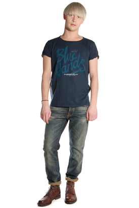 Nudie: Blue Hands Tee