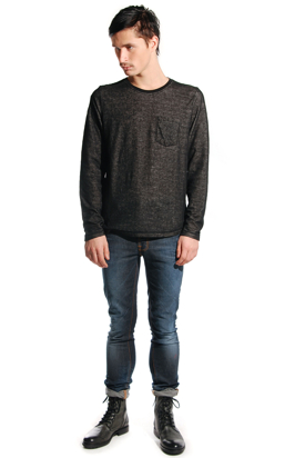 Nudie: Longsleeve Pocket Tee