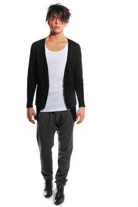 Nakkna: Layer Cardigan Black