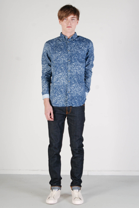 Samsøe & Samsøe: Liam Blue CX Shirt