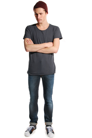 Man - T-shirts - Neuw: Enkel Pocket Tee Black