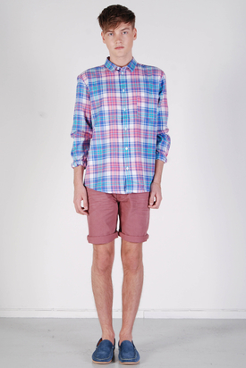 Cheap Monday: Neo Shirt Blue Pink Check