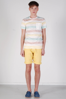 Edwin: Marvin Tee Rainbow/Chalk