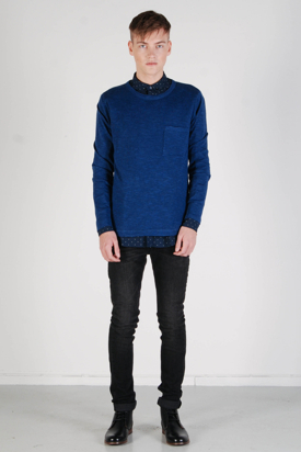 Samsøe & Samsøe: Hoya Estate Blue Sweater