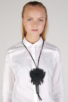 Gabriella Svarvare: Necklace Leather Patch