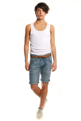 Dr Denim: Raine Light Aged Shorts