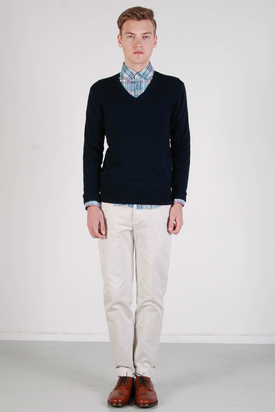 Ben Sherman: Crew Neck Navy Jumper