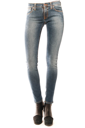 Nudie: Tight Long John Worn Shady Jeans