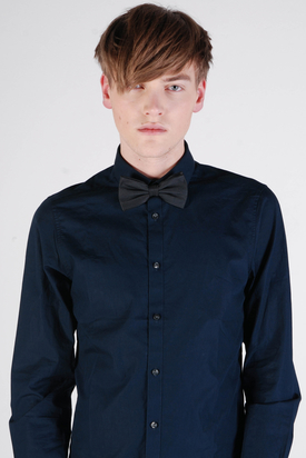 Dr Denim: Punk Black Bow Tie