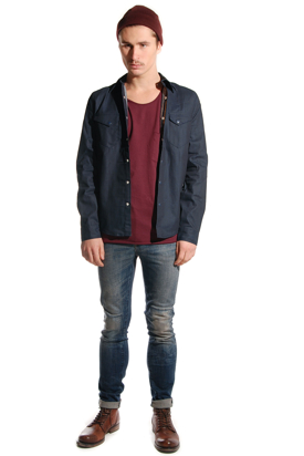 Nudie: Herbert Liquid Coated Shirt