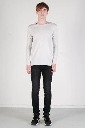 Tiger: Long Sleeve T-shirt White Clay