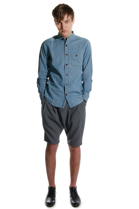 Knowledge Cotton Apparel: Chambray Denim Shirt Light