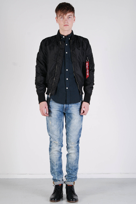 Alpha Industries: MA-1 TT Bomber Spring Jacket Black
