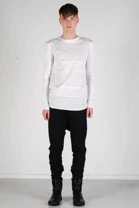 Odeur: Rows L/S T-shirt Grey/White