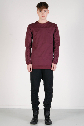 Odeur: Pattern Sweat Wine Quilt