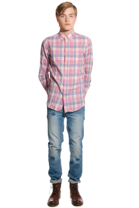 Ben Sherman: Clerkenwell Collar Pink
