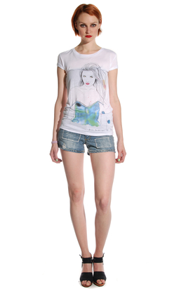 Pop Cph: Viscose Tee Watercolour