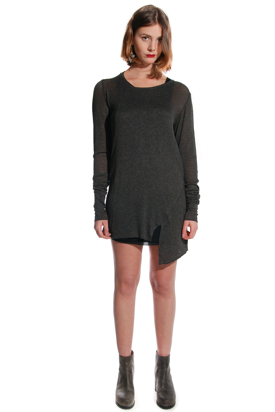 Odeur: Feather Knit Charcoal