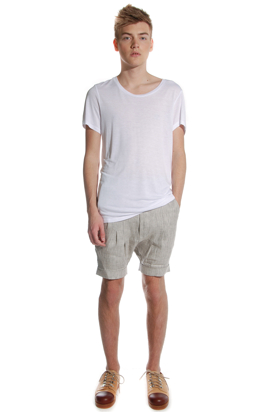Pop Cph: Mens Viscose White Tee