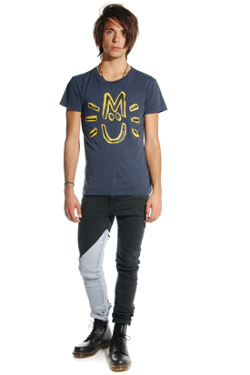 Cheap Monday: Tor Printed Tee Blue