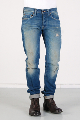 Edwin: ED-55 Relaxed Blue Rainbow Selvage