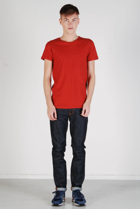 Knowledge Cotton Apparel: Basic O-neck Bossa Nova Tee