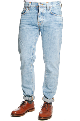 Nudie: Sharp Bengt Blue Ocean Wave