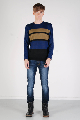 Cheap Monday: Streak Sweater Tobacco Black