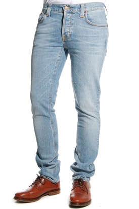 Nudie: Grim Tim Org Fade Blue