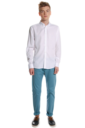 Pop Cph: White Button-Down Shirt