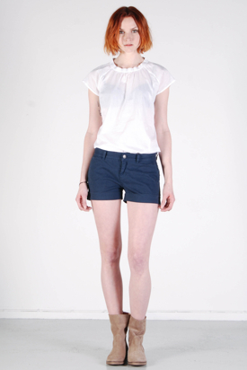 Samsøe & Samsøe: Line Shorts Blue Iris