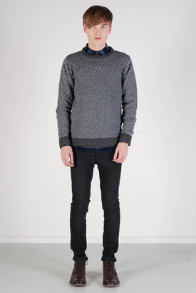 Dr Denim: Jackson Dark Grey Mix Sweater