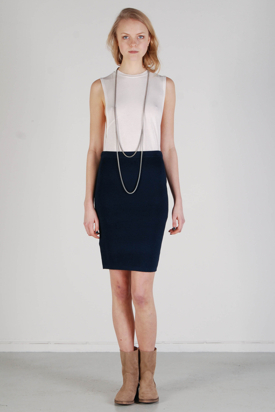 Carin Wester: Sonja Blue Petunia Skirt