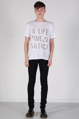 Cheap Monday: Tyler Printed White Tee
