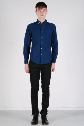 L'Homme Rouge: Needs Oxford Shirt Blue