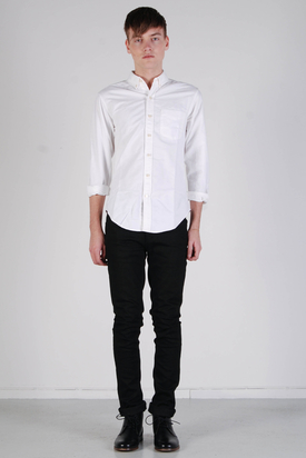 L'Homme Rouge: Needs Oxford Shirt White