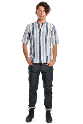 Nudie: Linus Org Striped