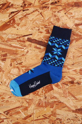 Happy Socks: Blue Patterned